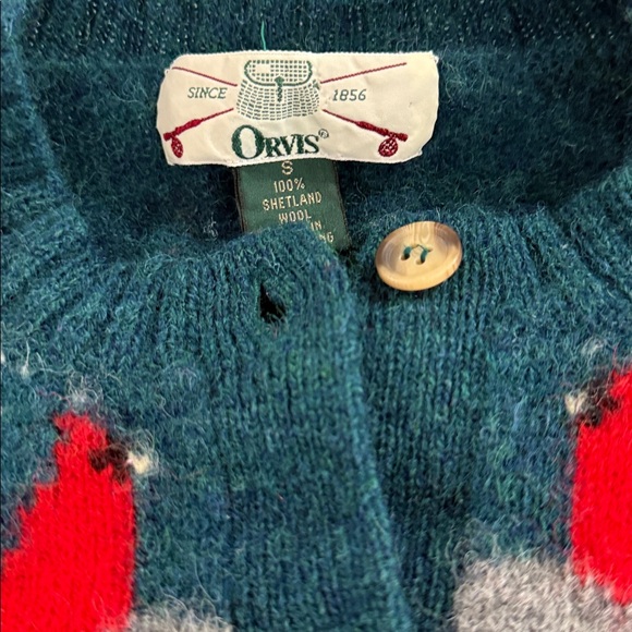 Vintage ORVIS Cardigan sweater - Picture 3 of 4